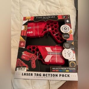 FAO Schwarz Red Laser Blaster Set